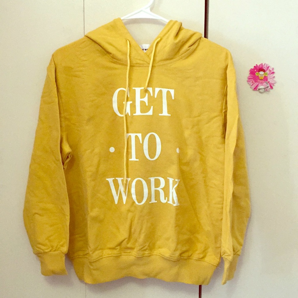 Mustard hoodie